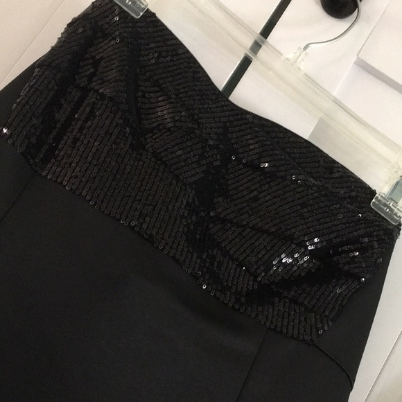 Tahari Auther S. Levine sequin Strapless evening dress. Size 12 - Picture 4 of 7